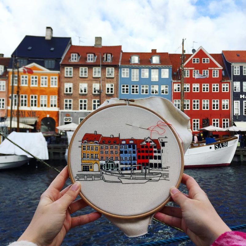 Travel Embroidery Elin Petronella