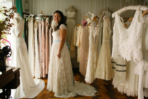 vestido de noiva a modista casório viajante